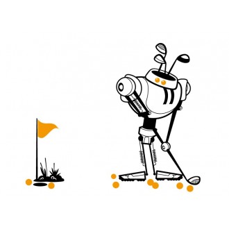 Robot Playing Golf